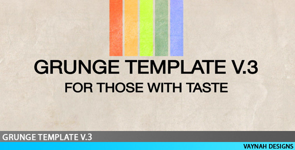 Grunge Template V.3 HD alt