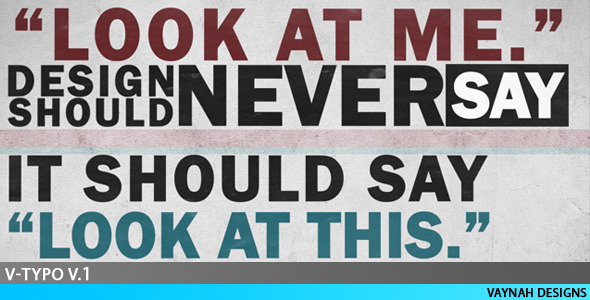 V-Typo HD - Typography