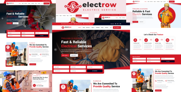 Electrow - Power And Electricity Services HTML5 Template