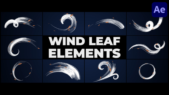 Wind Leaf Elements | After Effects alt