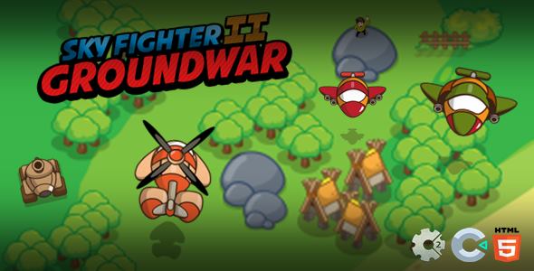 Sky Fighter 2 Groundwar - Construct Game