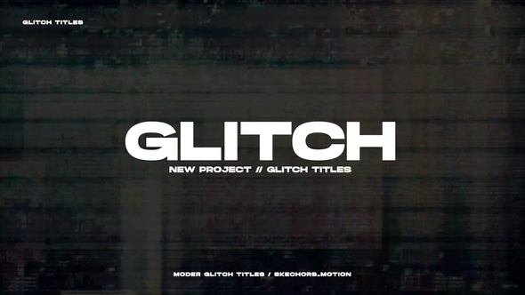 Glitch Titles | Final Cut Pro alt