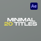 Minimal Corporate Titles - VideoHive Item for Sale