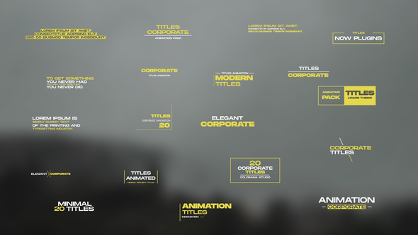 Minimal Corporate Titles