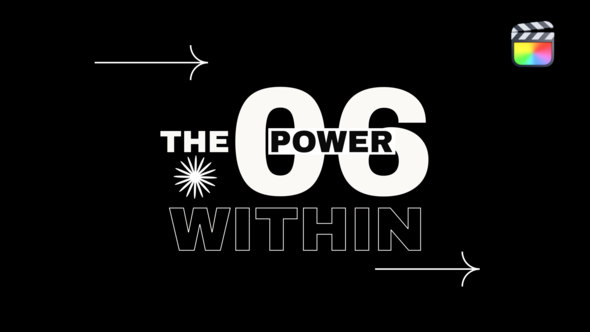 Black Rhythmic Titles \ FCPX alt