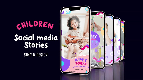 Happy child social Media Stories