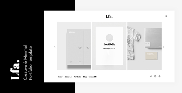 Lfa. - Creative & Niche Portfolio Template