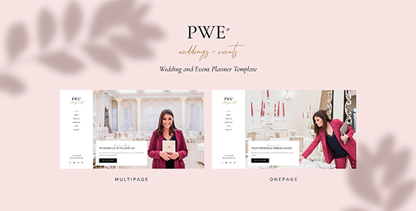 PWE – Wedding and Event Planner Template