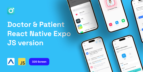 Codes: Booking Doctor Plus Expo Frontend Js Medical Patient Reactnative Template Ui