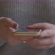 Close Up of a Young Woman with Smartphone Happy Girl Using Mobile Phone Standing Up - VideoHive Item for Sale