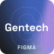 Gentech - IT Solutions & Startup Figma Template - ThemeForest Item for Sale