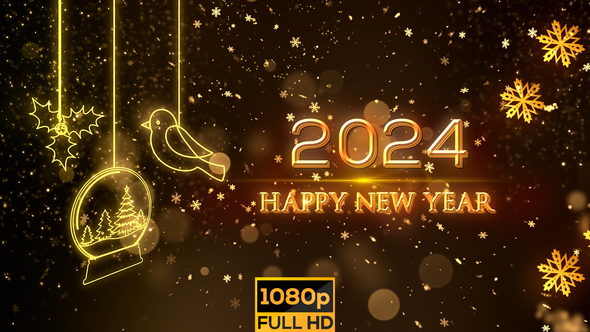 2024 Wish You Happy New Year V1