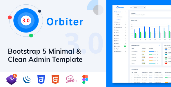 Orbiter - Bootstrap Minimal & Clean Admin Template