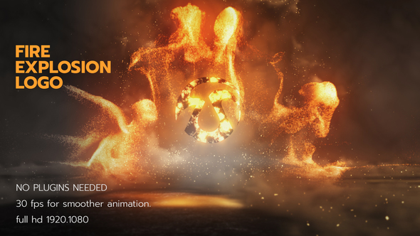 Fire Explosion Logo