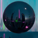 Cyberpunk Future Night City Street Skyline 360 Panorama - 3DOcean Item for Sale
