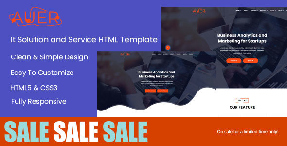 Auer - Creative & It Solution HTML Template