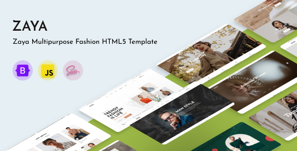 Zaya - Multipurpose Fashion HTML5 Template