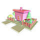 Low-Poly Toon House Model - 3DOcean Item for Sale