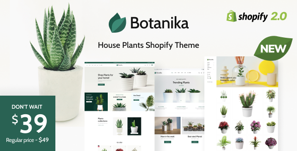 Botanika - House Plants and Gardening Shopify Theme