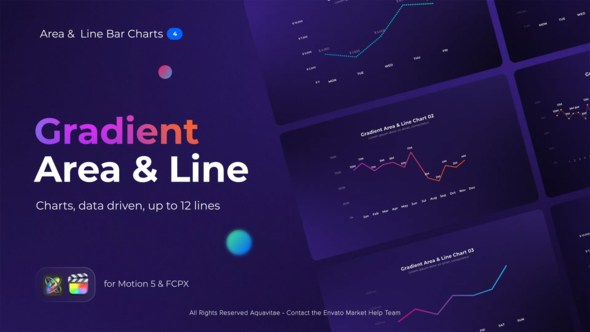 Gradient Area Line Charts for Motion & FCPX