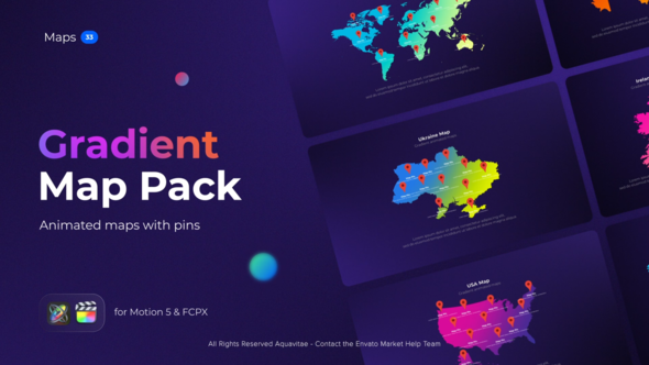 Gradient Map Package for Motion & FCPX