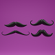 Cartoon Mustache Collection 3D model - 3DOcean Item for Sale