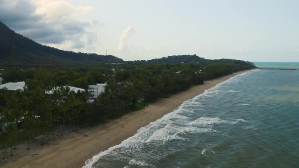 View On A Small Islands And A Beach Of Palm Cove