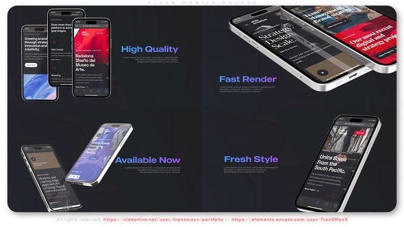 Clean Mobile Mockup alt