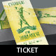 Charitable Sports Event Ticket Template