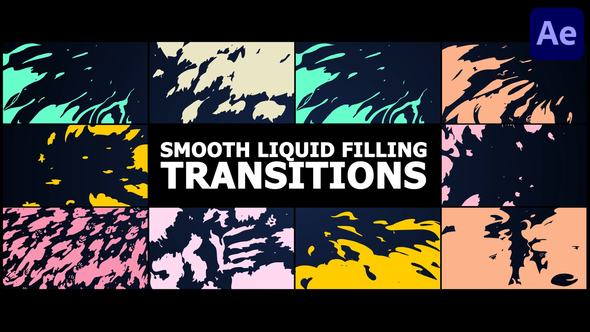Smooth Liquid Filling Transitions for After Effects alt