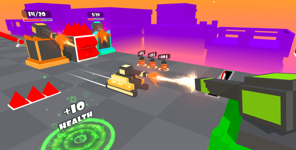 Unity Game Template - Tank Rider