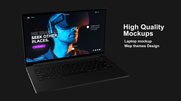 Laptops Mockups website