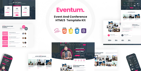 Eventum - Event & Conference HTML Template