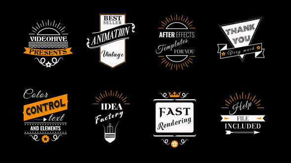 Vintage Titles Pack alt