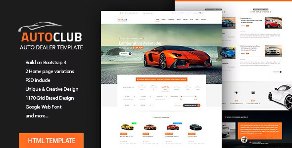 Auto Club - Car Dealer HTML Theme