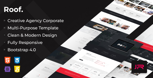 Roof. - Creative Agency, Corporate and Multi-purpose Template