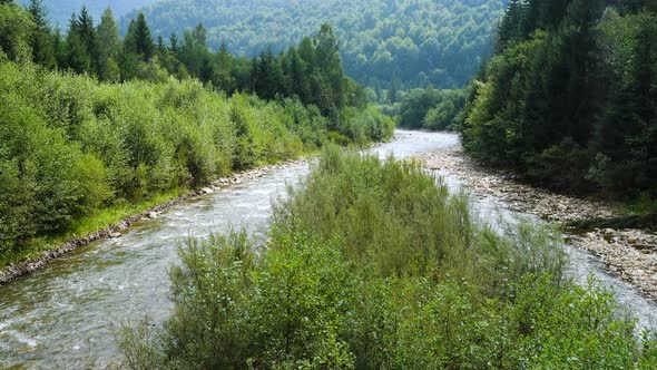 Beautiful Mountain River 9