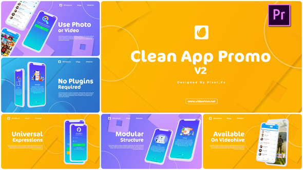 Clean App Promo V2 I MOGRT