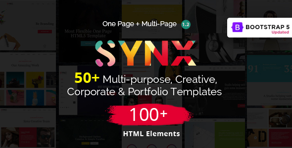 Synx - One Page Parallax