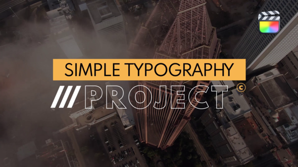 Simple Titles \ FCPX alt