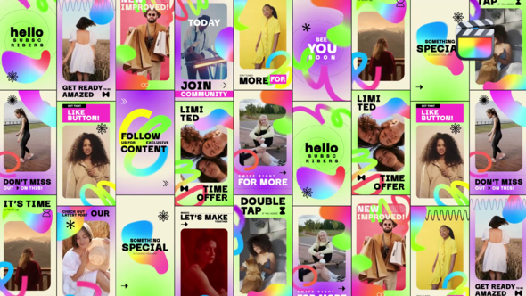 Gradient Social Media Stories \ FCPX alt