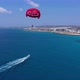 Parasailing Over the Mediterranean Sea on a Hot Day in Cyprus - VideoHive Item for Sale
