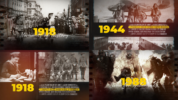 Old Memories - History Timeline Slideshow