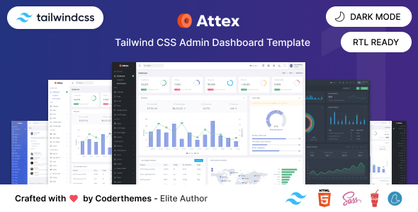 Attex - Tailwind CSS Admin & Dashboard Template