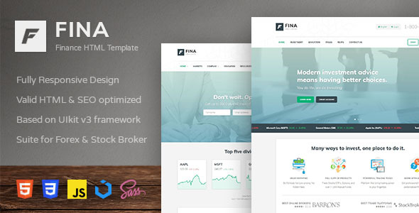 Fina - Finance and Business HTML Template