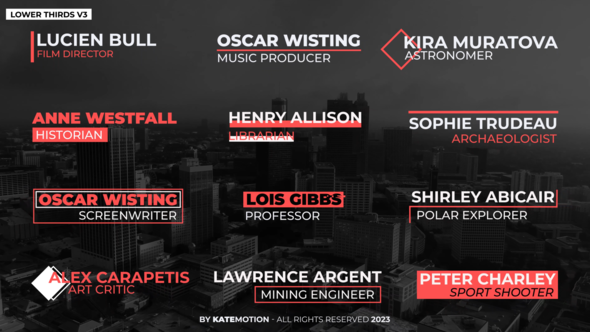 Lower Thirds V3 | FCPX alt