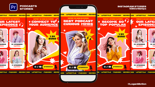 Podcasts Stories | MOGRT File