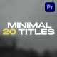 Minimal Corporate Titles - VideoHive Item for Sale