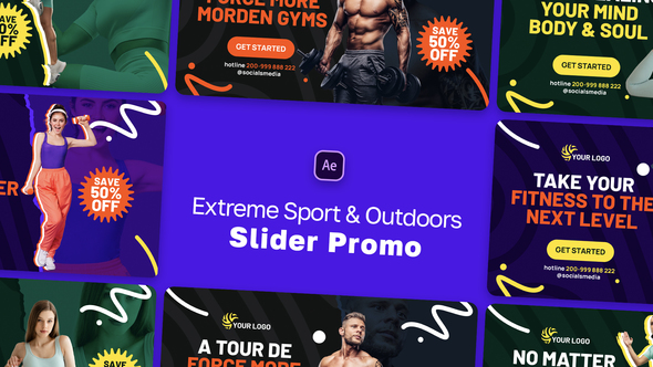 Extreme Sport & Outdoors Slider Promo