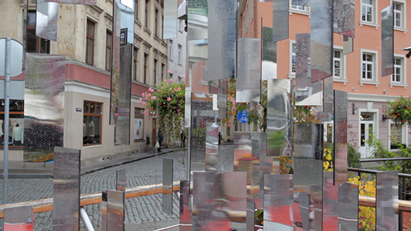 Tree of Mirrors in Riga, Latvia